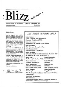 © Blizz Cover Blizz Sonderausgabe #3