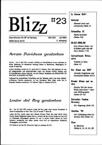 © Blizz- Cover Blizz #23