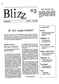 © Blizz- Cover Blizz #3
